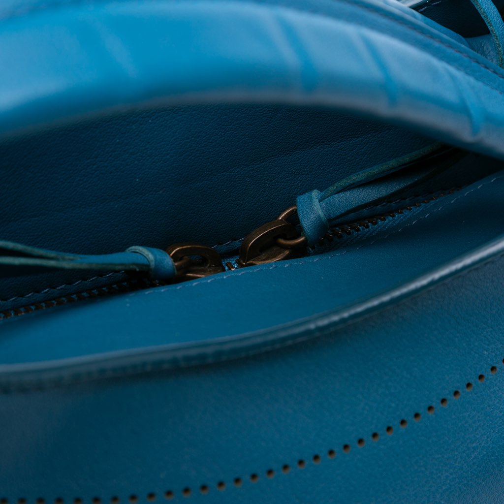 Balenciaga Leather Motocross Blackout City Satchel - Detail 2