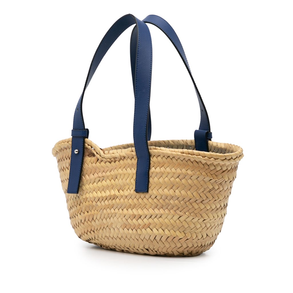 Loewe Small Raffia Basket Tote - 2