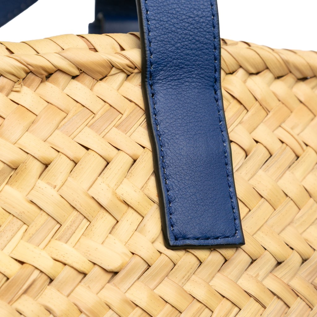 Loewe Small Raffia Basket Tote - 5