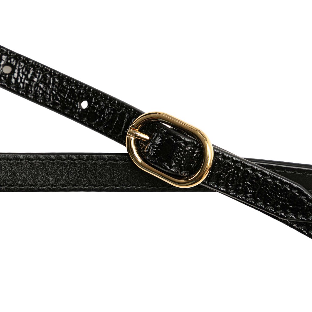 Gucci Mini Suede and Patent Web Ophidia Bucket Bag - Image 11