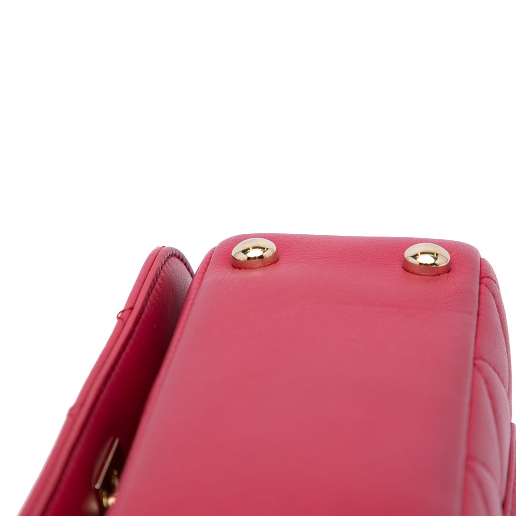 Chanel Mini Quilted Lambskin Carry Chic Flap - Image 11