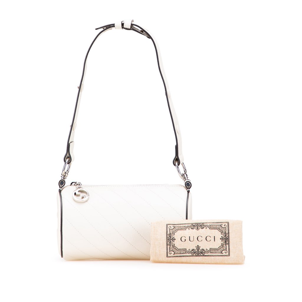 Gucci Mini Leather Blondie Barrel Shoulder Bag - Image 13