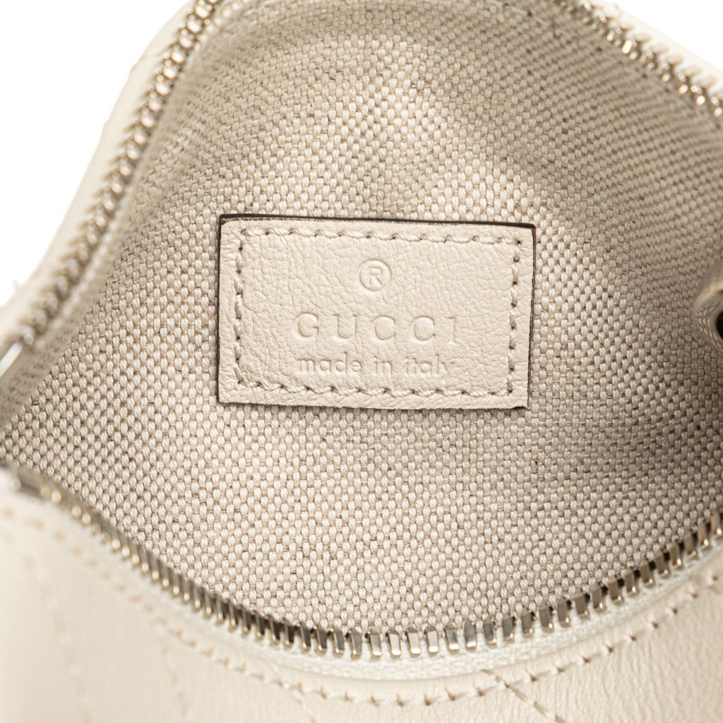 Gucci Mini Leather Blondie Barrel Shoulder Bag - Side view