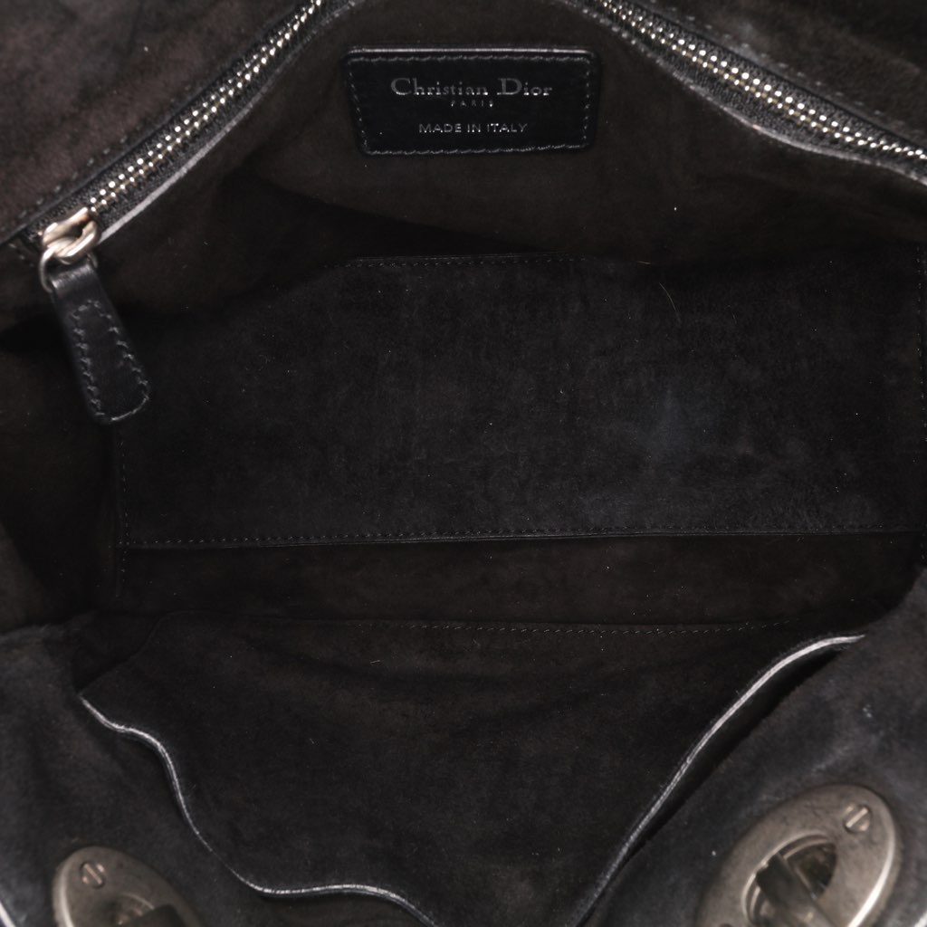 Dior Medium Calfskin Checkered Lady Dior - 4