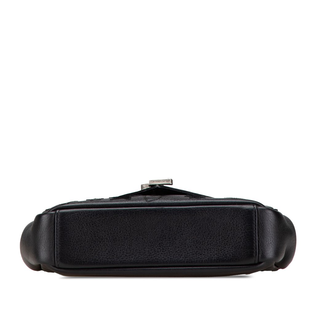 Saint Laurent Medium Monogram Heart Patchwork Chain Wallet - 3