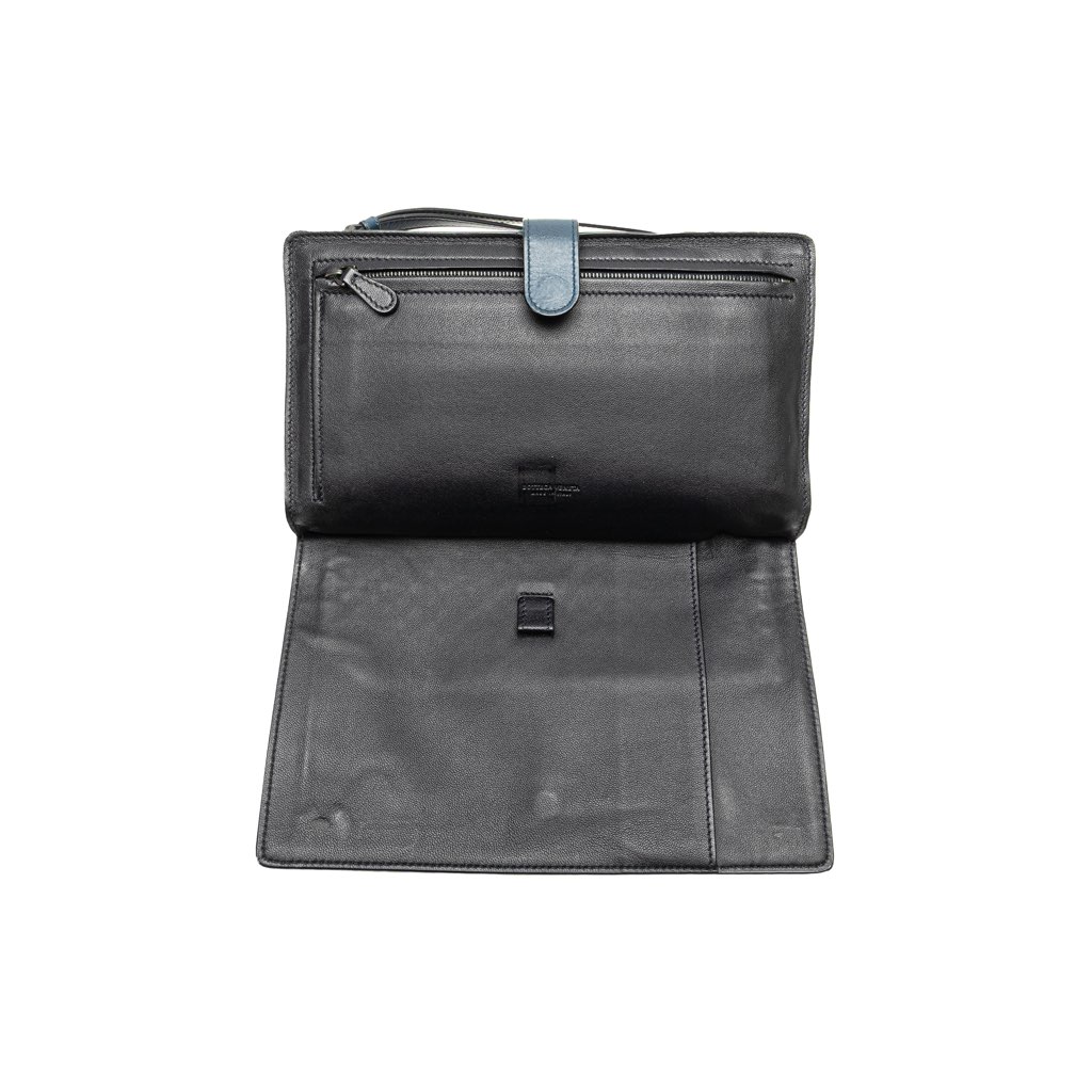 Bottega Veneta Intrecciato Trimmed Nappa Wristlet Clutch - 4