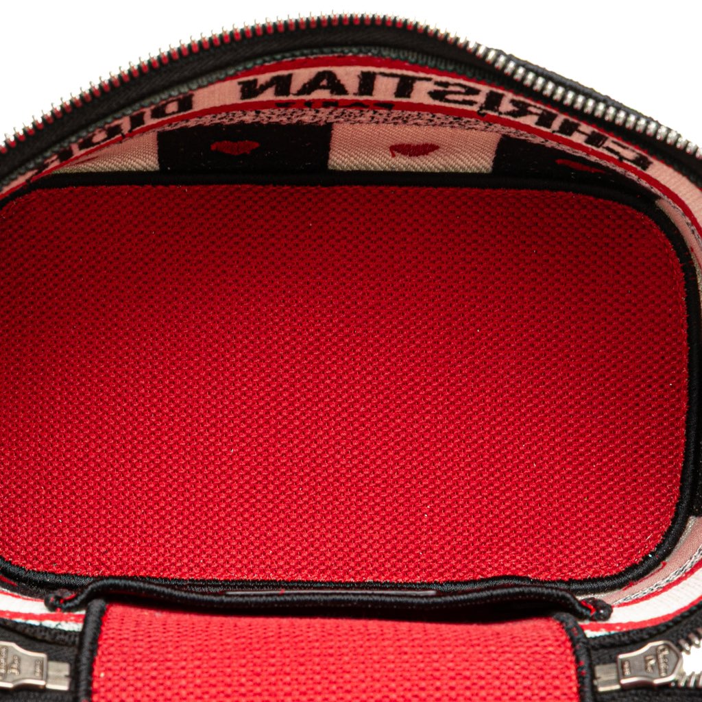 Dior Small Canvas Embroidered D Royaume d Amour Diortravel Vanity Case - 4