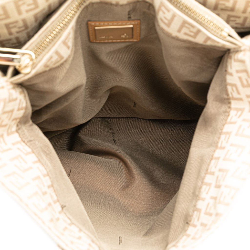 Fendi Zucchino Canvas Tote - Side view