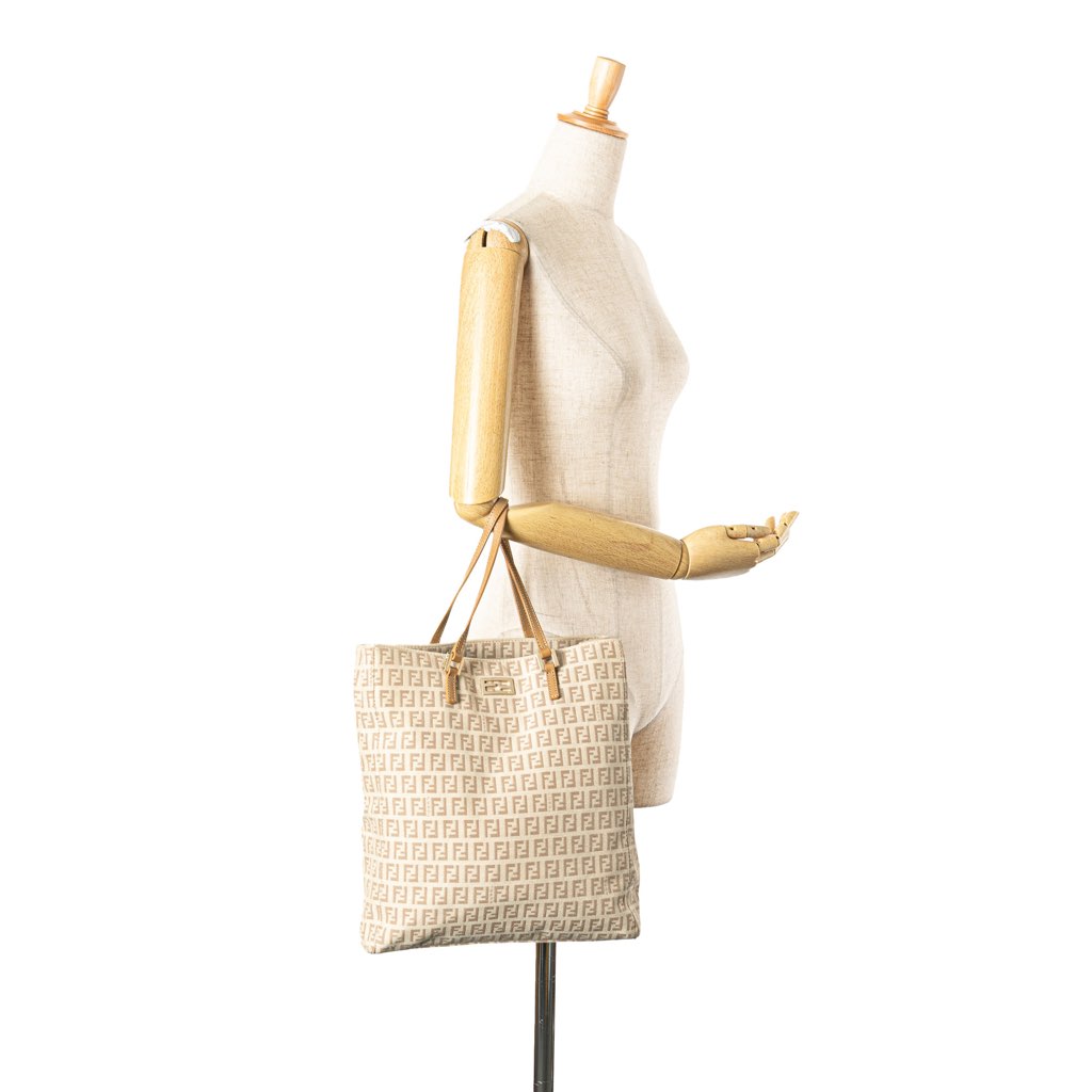 Fendi Zucchino Canvas Tote - Image 12