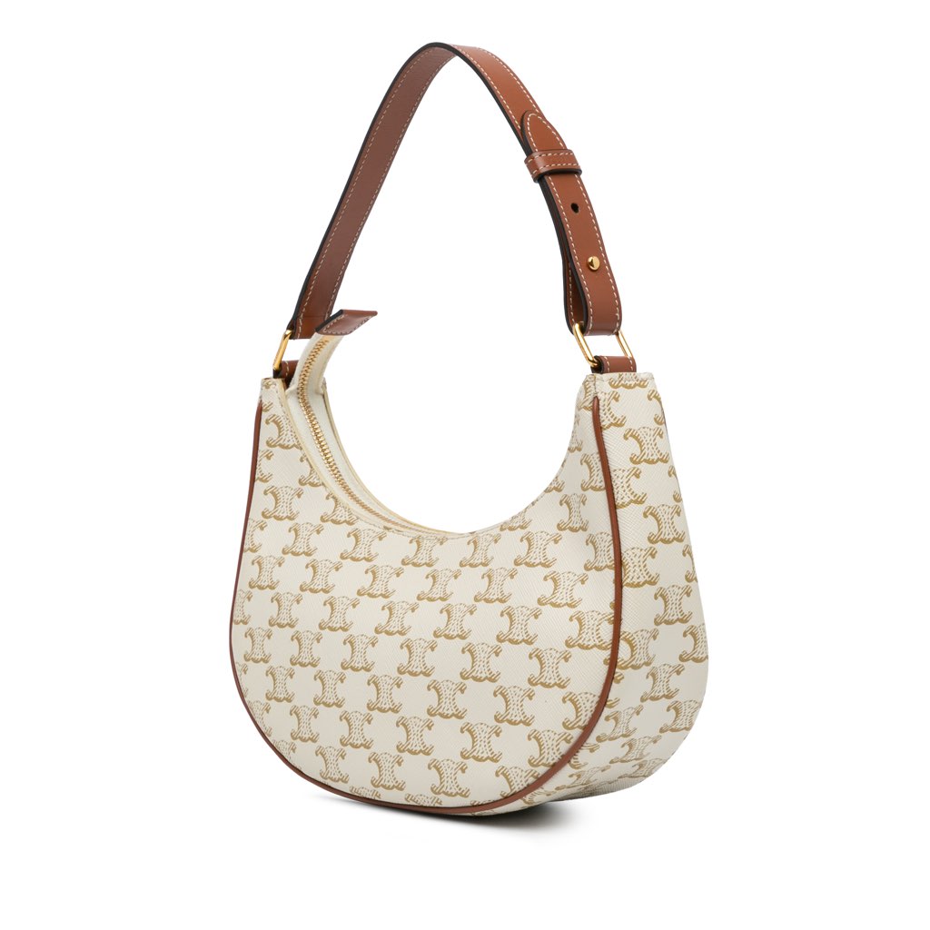 Celine Triomphe Coated Canvas Ava Shoulder Bag - 2