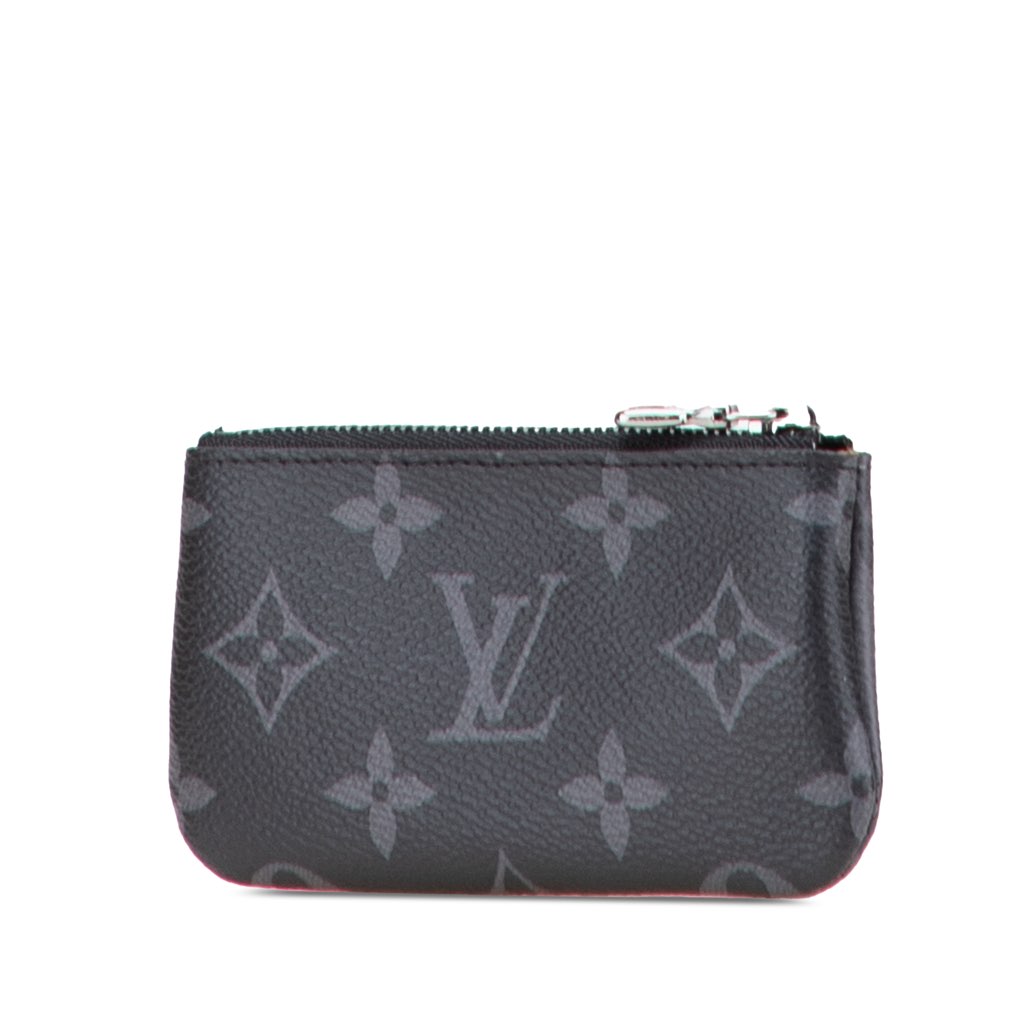 Louis Vuitton Monogram Eclipse Reverse Trio Messenger Key Pouch - Back view