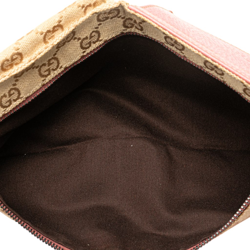 Gucci GG Canvas Web Double Pocket Belt Bag - 4