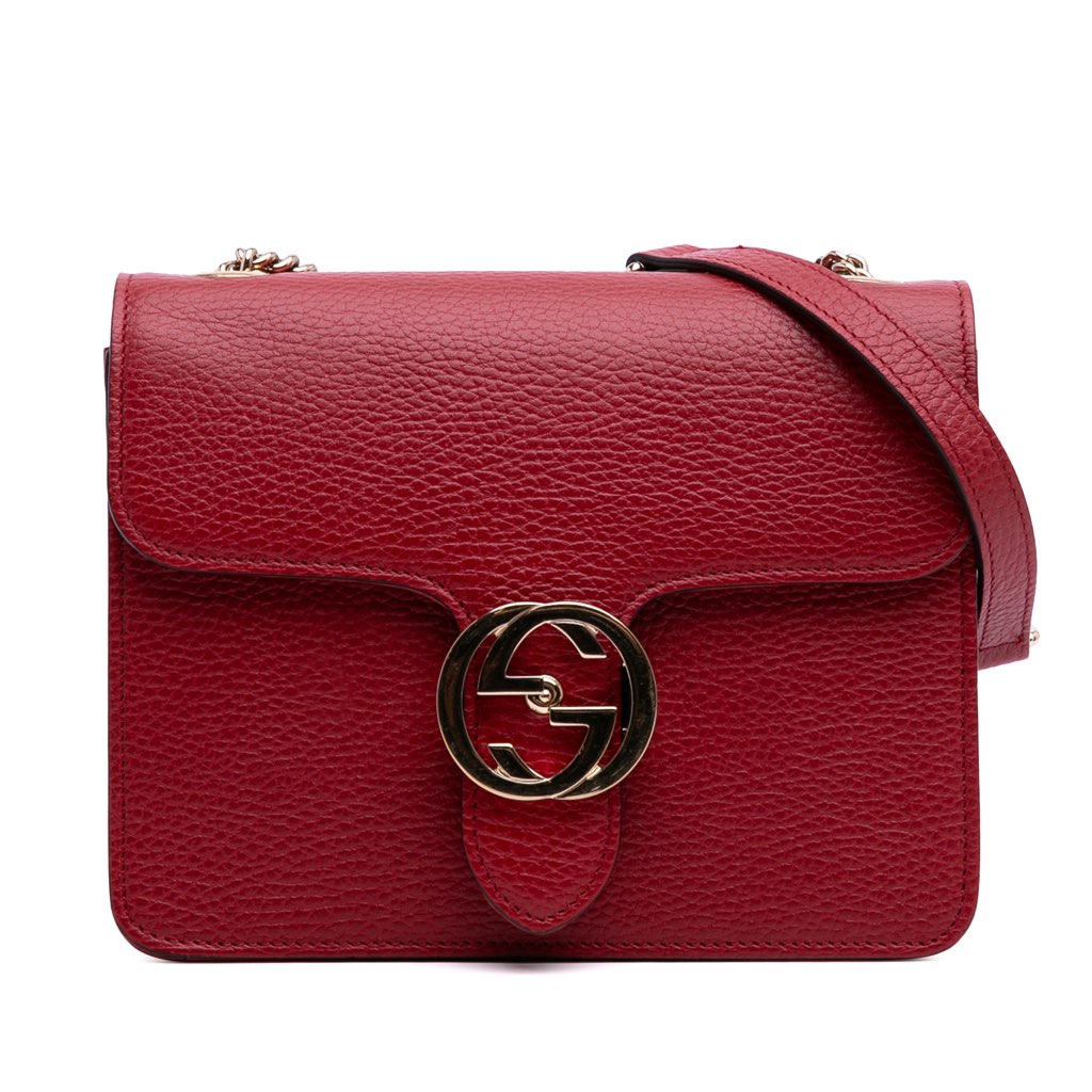 Gucci Small Dollar Calfskin Interlocking G Crossbody