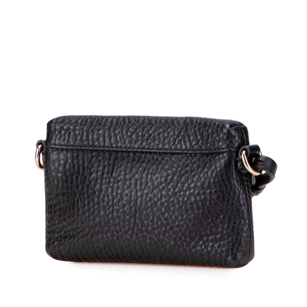 Burberry Mini Grainy Calfskin Rossett Crossbody - Back view