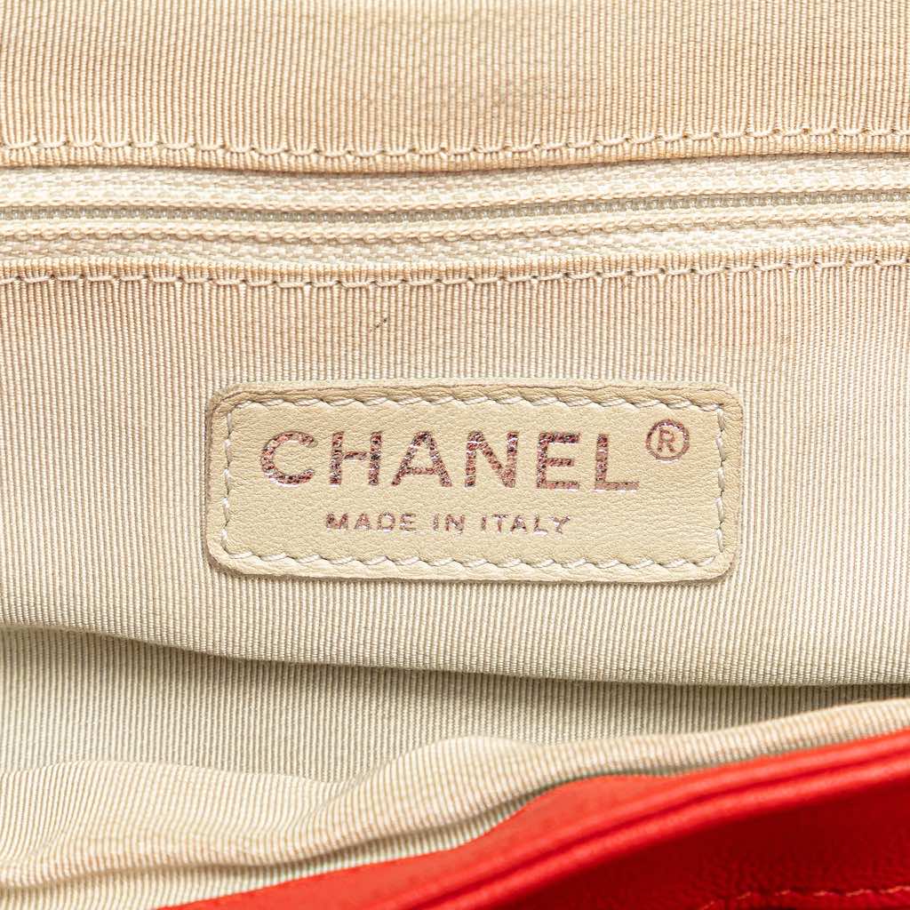 Chanel Large Quilted Lambskin Chain Around Flap - 5