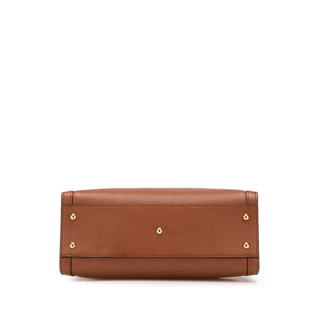 Gucci Small Leather Bamboo Diana Satchel - Image 6