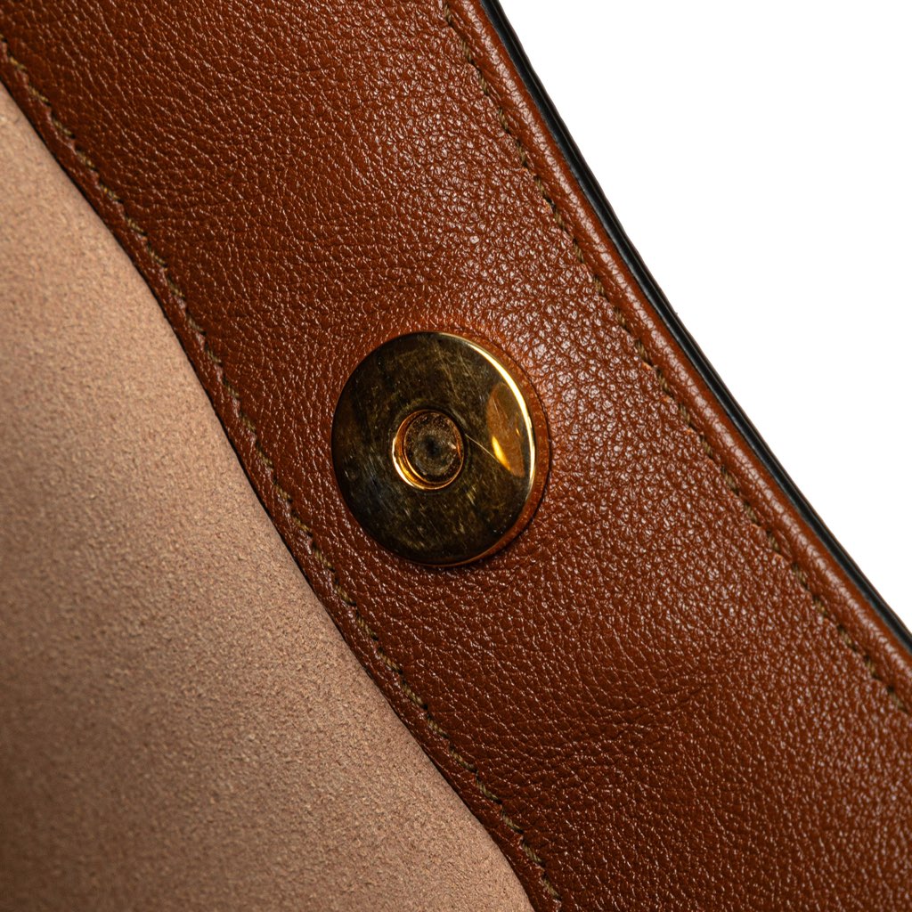 Gucci Small Leather Bamboo Diana Satchel - Image 11