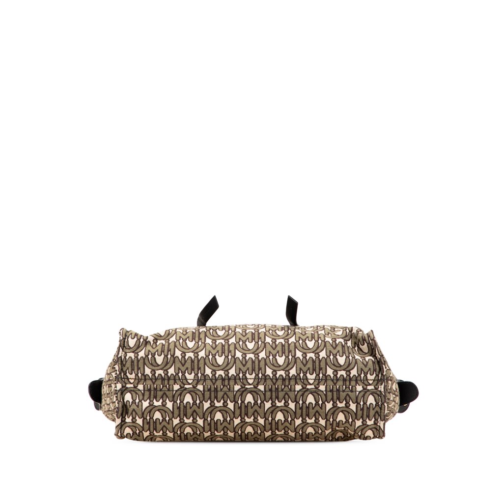 Miu Miu Canvas Monogram Tote - 3