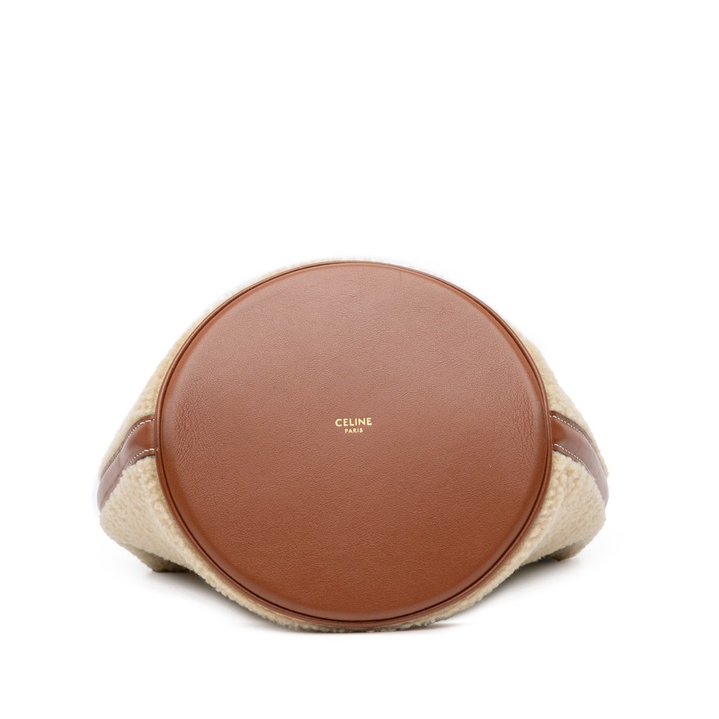 Celine Shearling Bucket 16 - 3