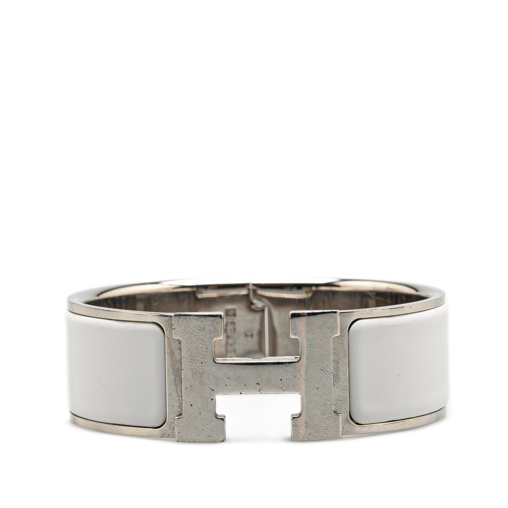 Hermès Wide Enamel Clic Clac H Bracelet GM