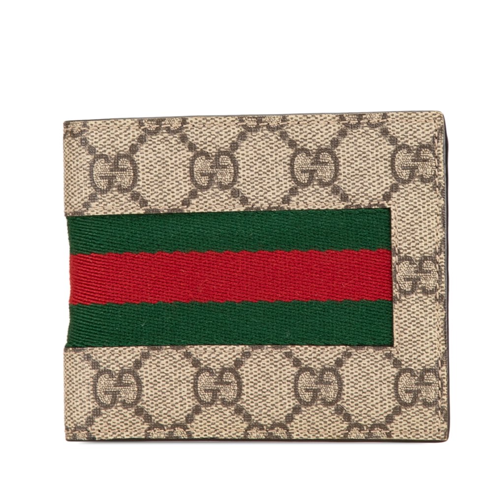 Gucci GG Supreme Web Small Wallet