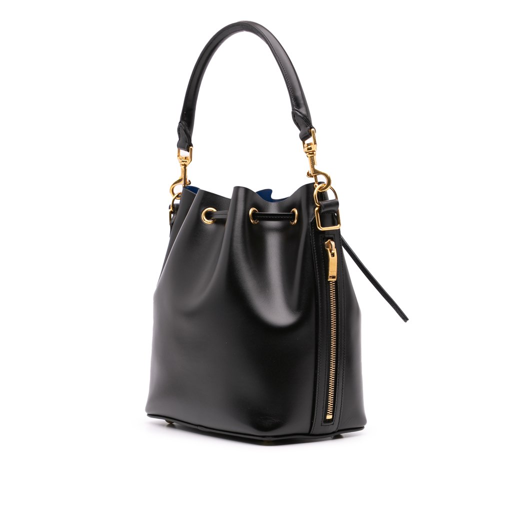 Saint Laurent Medium Leather Emmanuelle Bucket Bag - 2