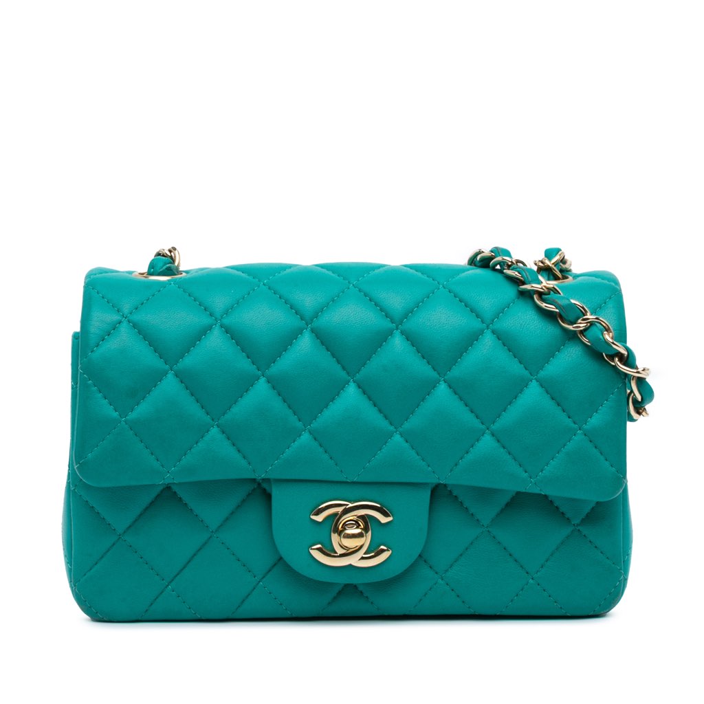 Chanel Mini Rectangular Classic Lambskin Single Flap