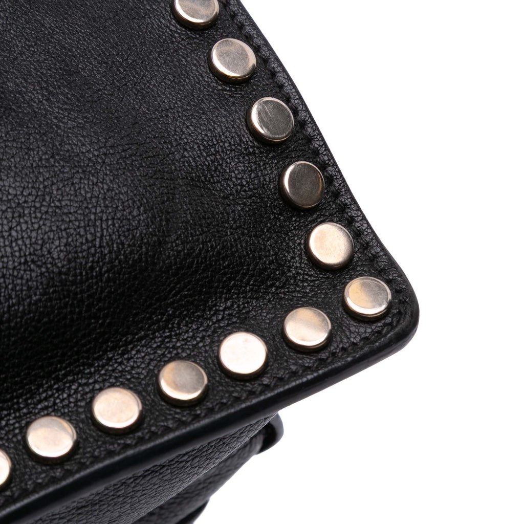 Prada Glace Calf Studded Etiquette Tote - Image 10
