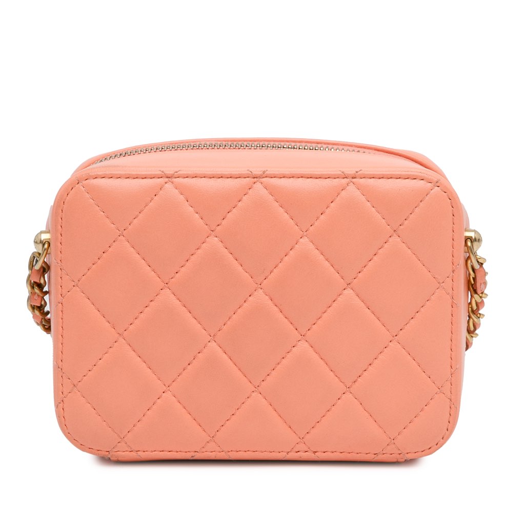 Chanel CC Quilted Lambskin Pearl Crush Camera Bag - 3