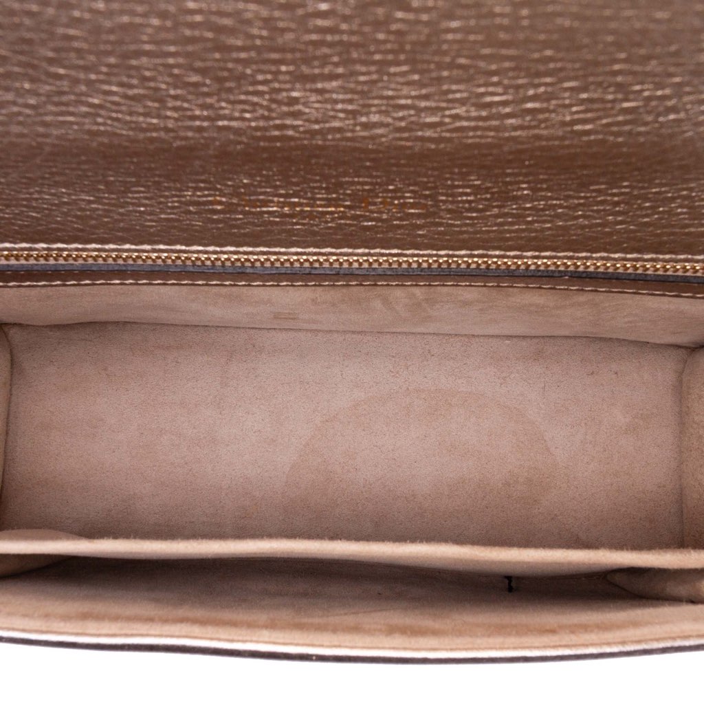 Dior Medium Metallic Grained Calfskin Diorama Flap - 4