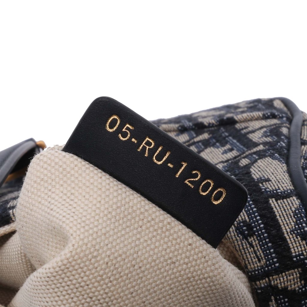 Dior Mini Oblique Canvas Saddle Bag - 5