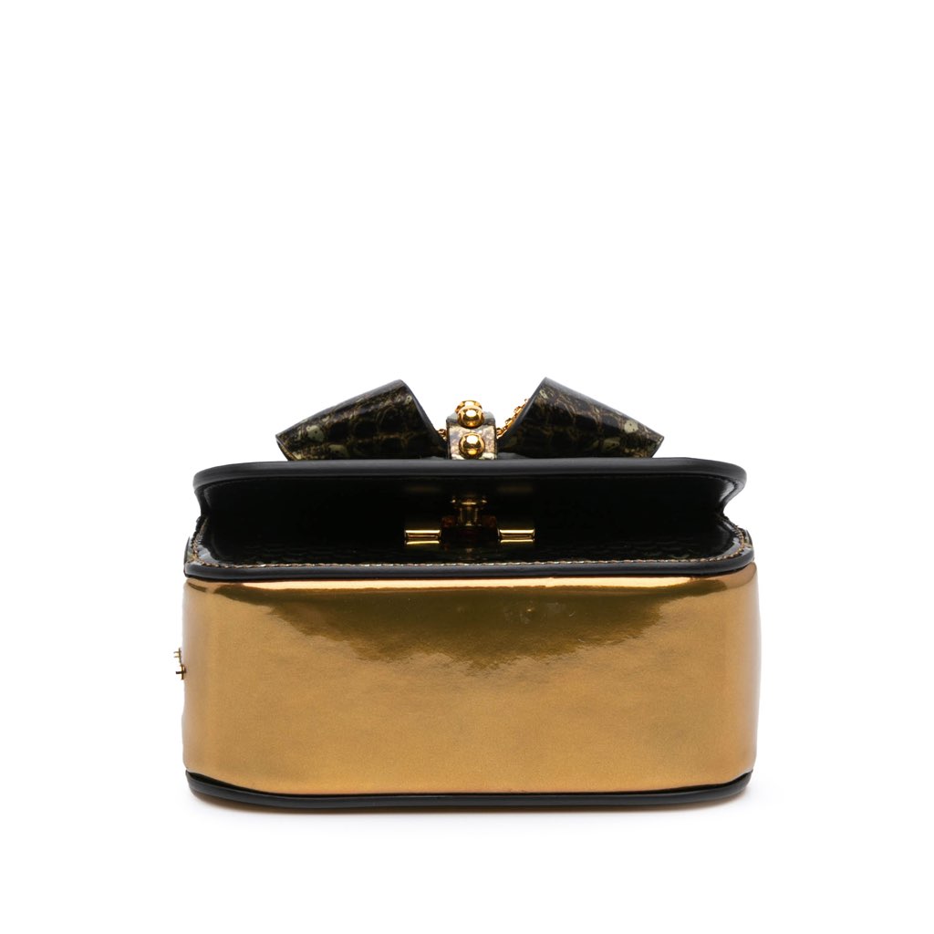 Christian Louboutin Mini Printed Calfskin Sweet Charity Crossbody - 3