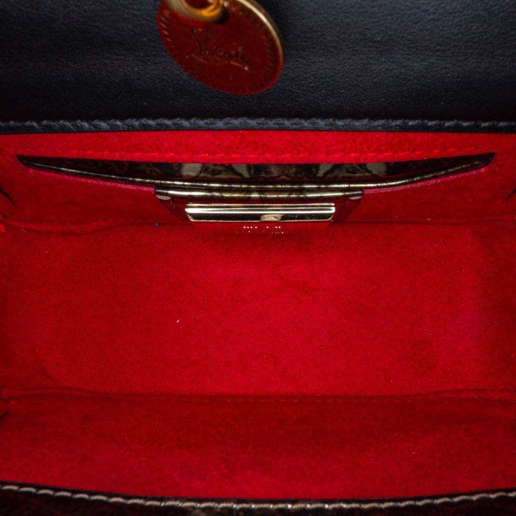 Christian Louboutin Mini Printed Calfskin Sweet Charity Crossbody - 4