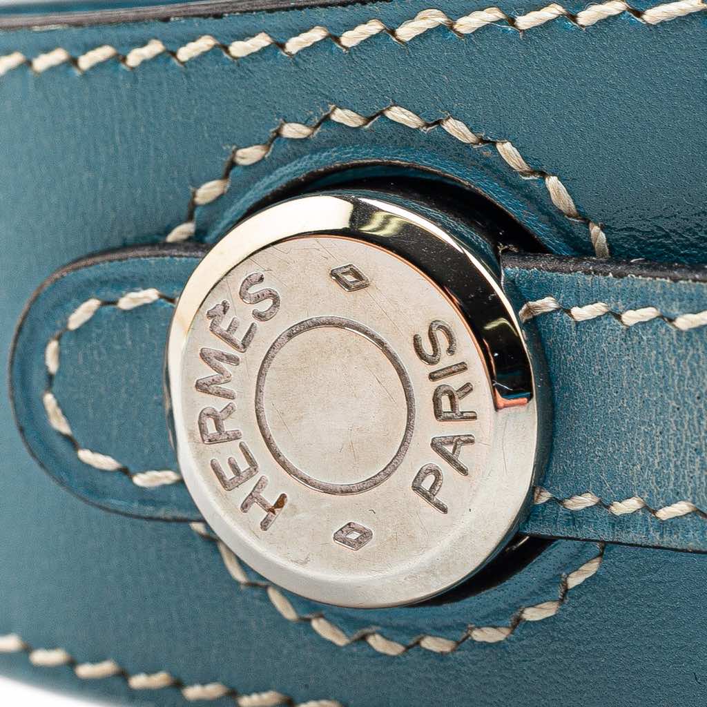 Hermès Sellier Leather Dalvy Wrap Bracelet - 4