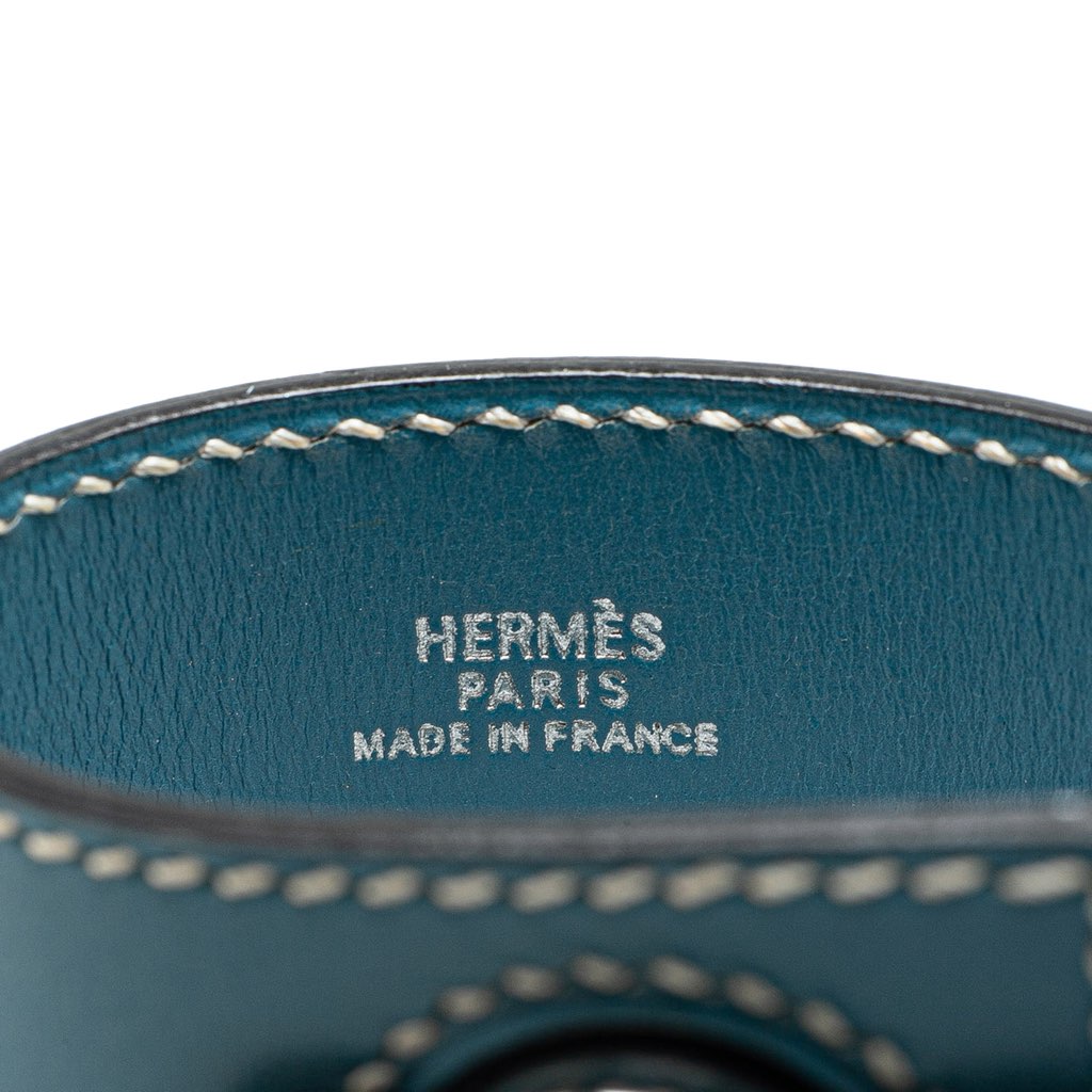 Hermès Sellier Leather Dalvy Wrap Bracelet - Side view