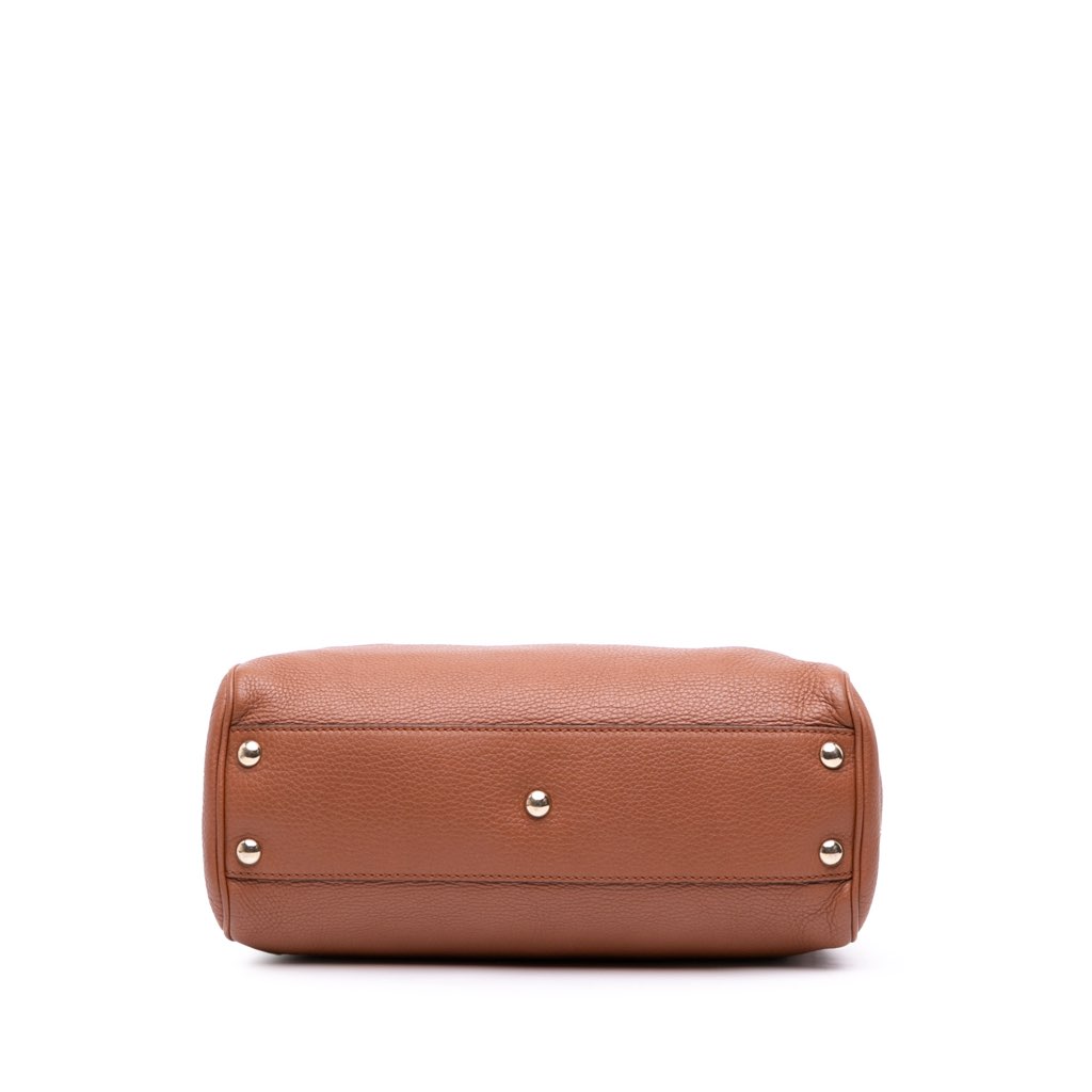 Gucci Small Calfskin Bamboo Shopper Satchel - 3