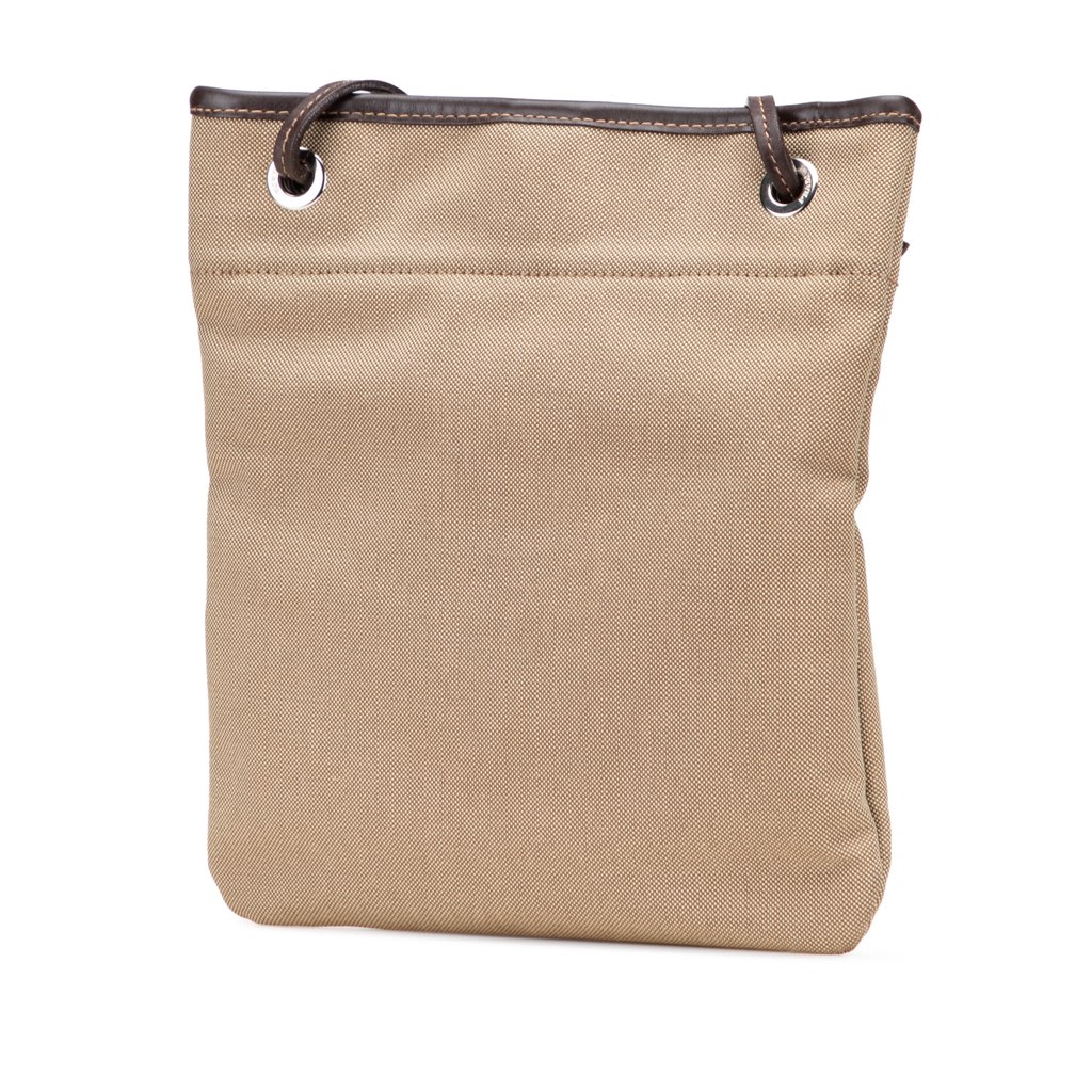 Prada Canvas Canapa Logo Crossbody - Back view