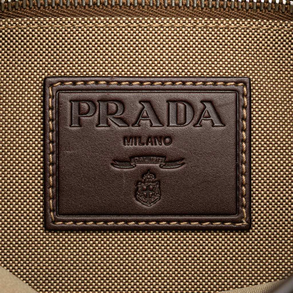 Prada Canvas Canapa Logo Crossbody - Side view