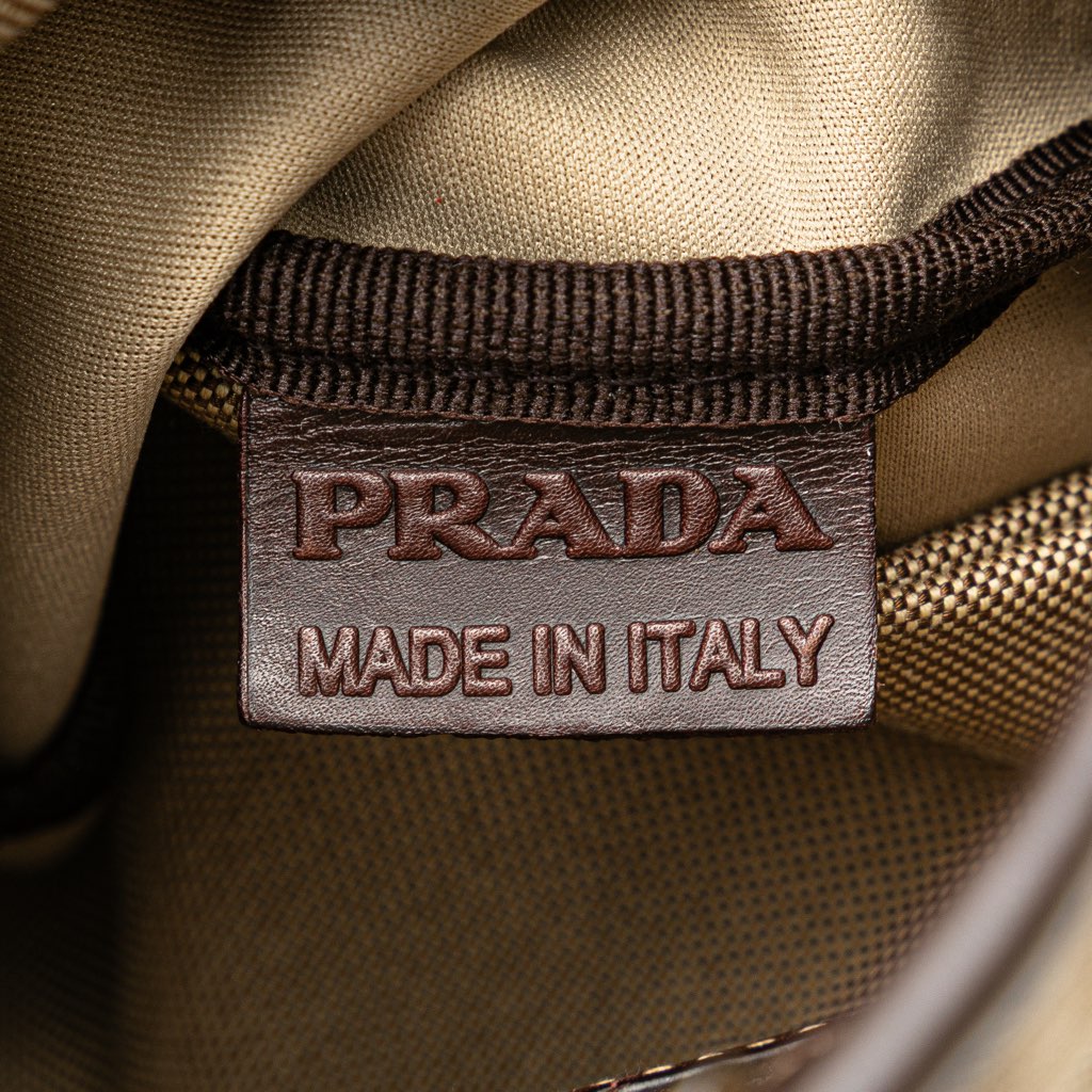 Prada Canvas Canapa Logo Crossbody - Detail 1