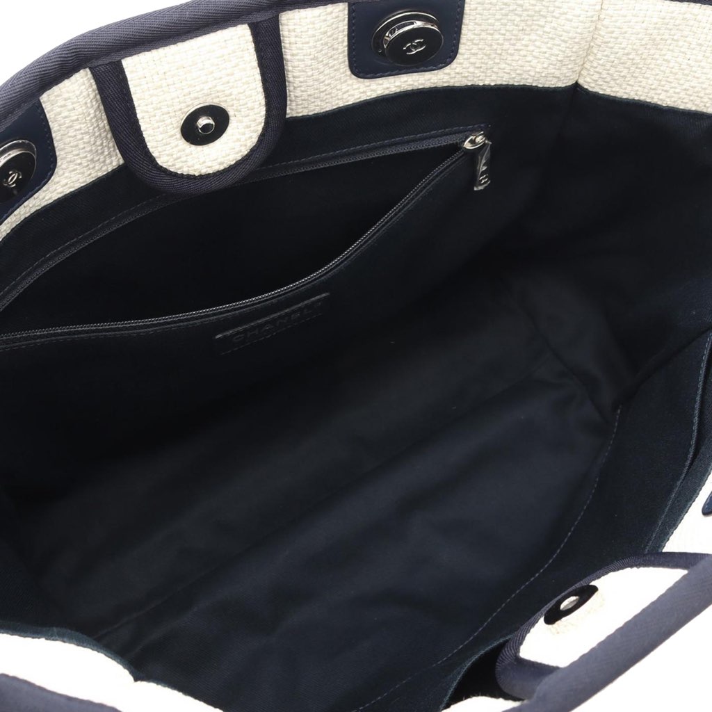 Chanel Small Raffia Deauville Tote - 3