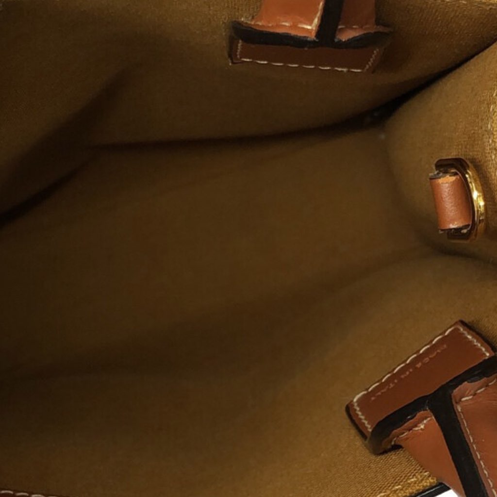 Celine Mini Triomphe Coated Canvas Vertical Cabas Satchel - 5