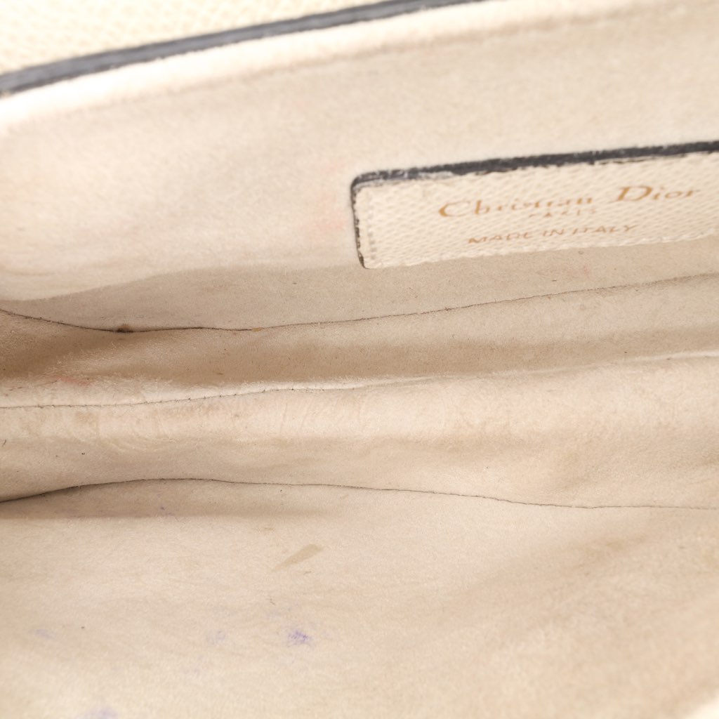 Dior Mini Grained Calfskin Saddle Bag - 4