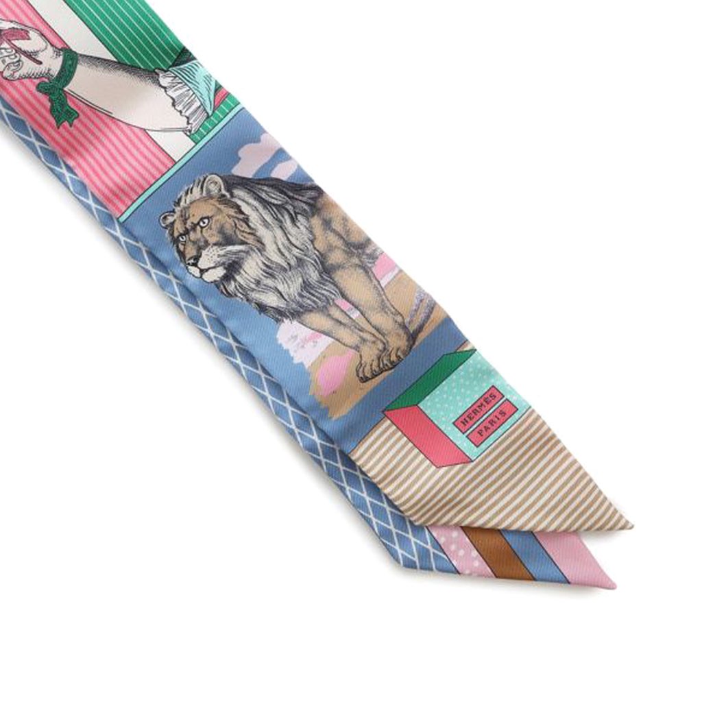 Hermès Grand Theatre Nouveau Silk Twilly Scarf - 4