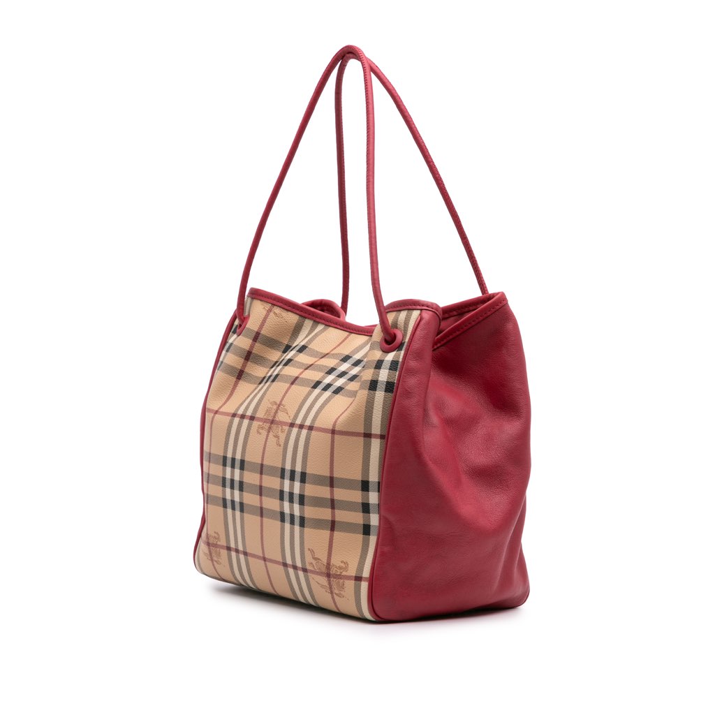 Burberry Small Haymarket Check Coated Canvas Canterbury Tote - 2
