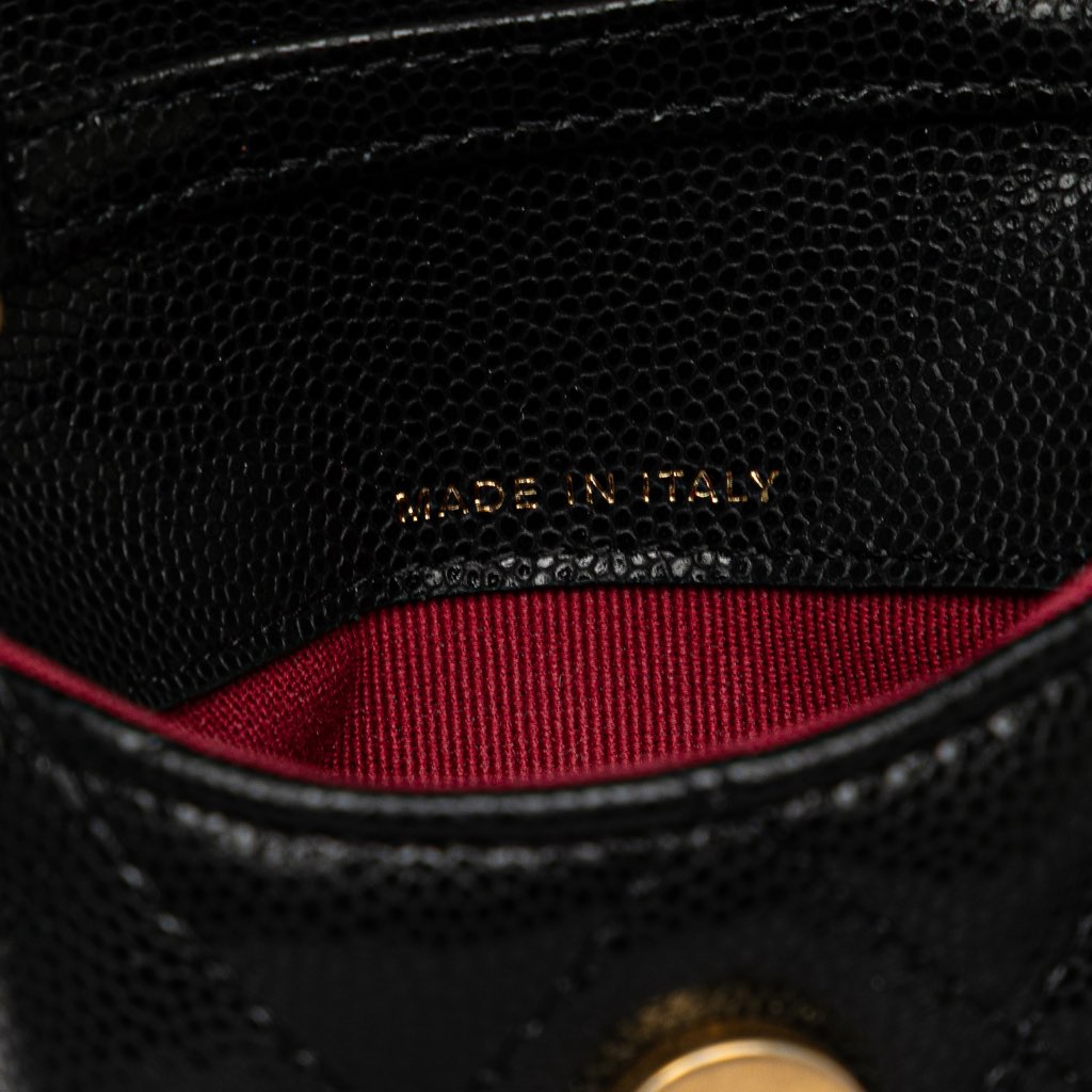 Chanel Quilted Caviar Twist Your Buttons Flap Chain Belt Bag - Detail 1