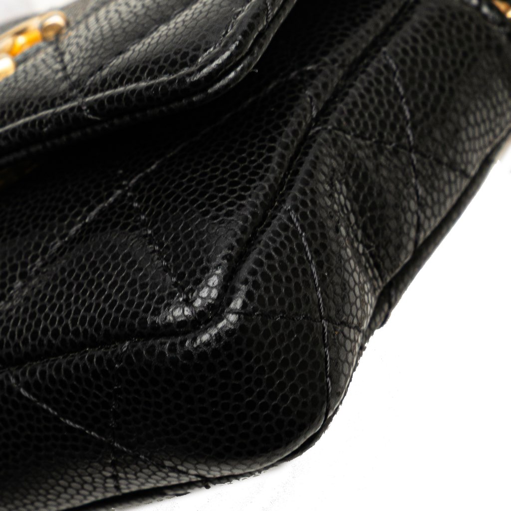 Chanel Quilted Caviar Twist Your Buttons Flap Chain Belt Bag - Image 12