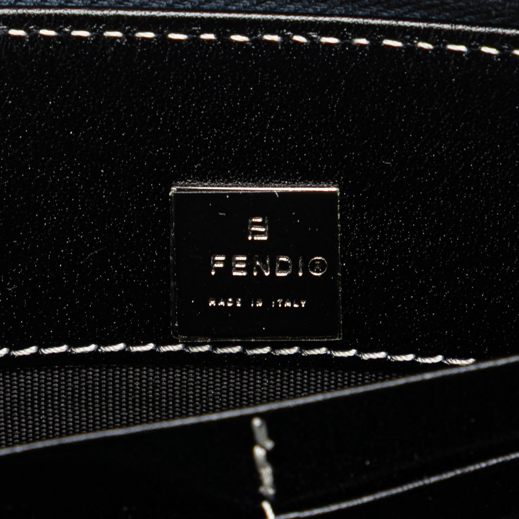 Fendi Zucchino Canvas Zip Around Long Wallet - Detail 1