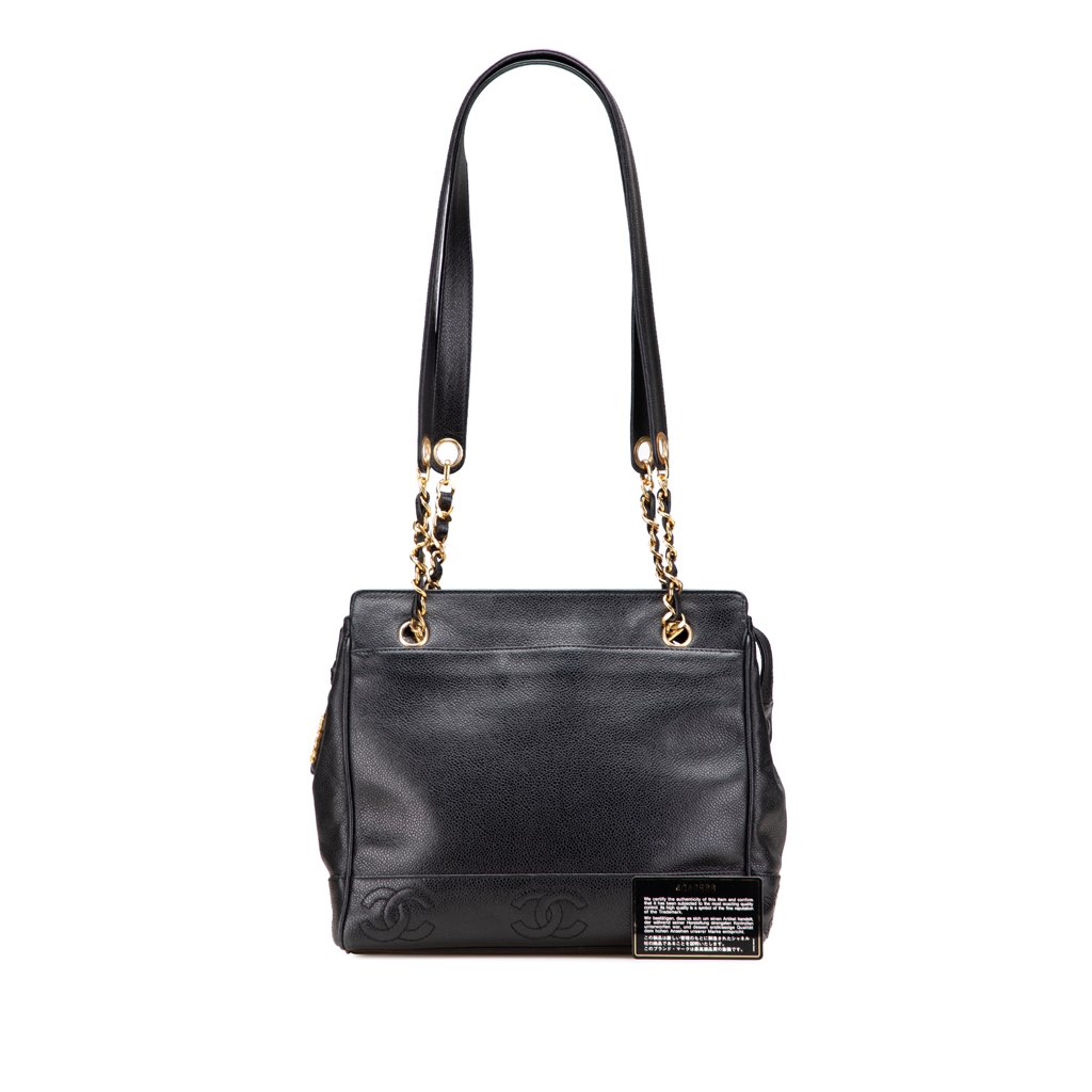 Chanel Triple CC Caviar Shoulder Bag - Image 13