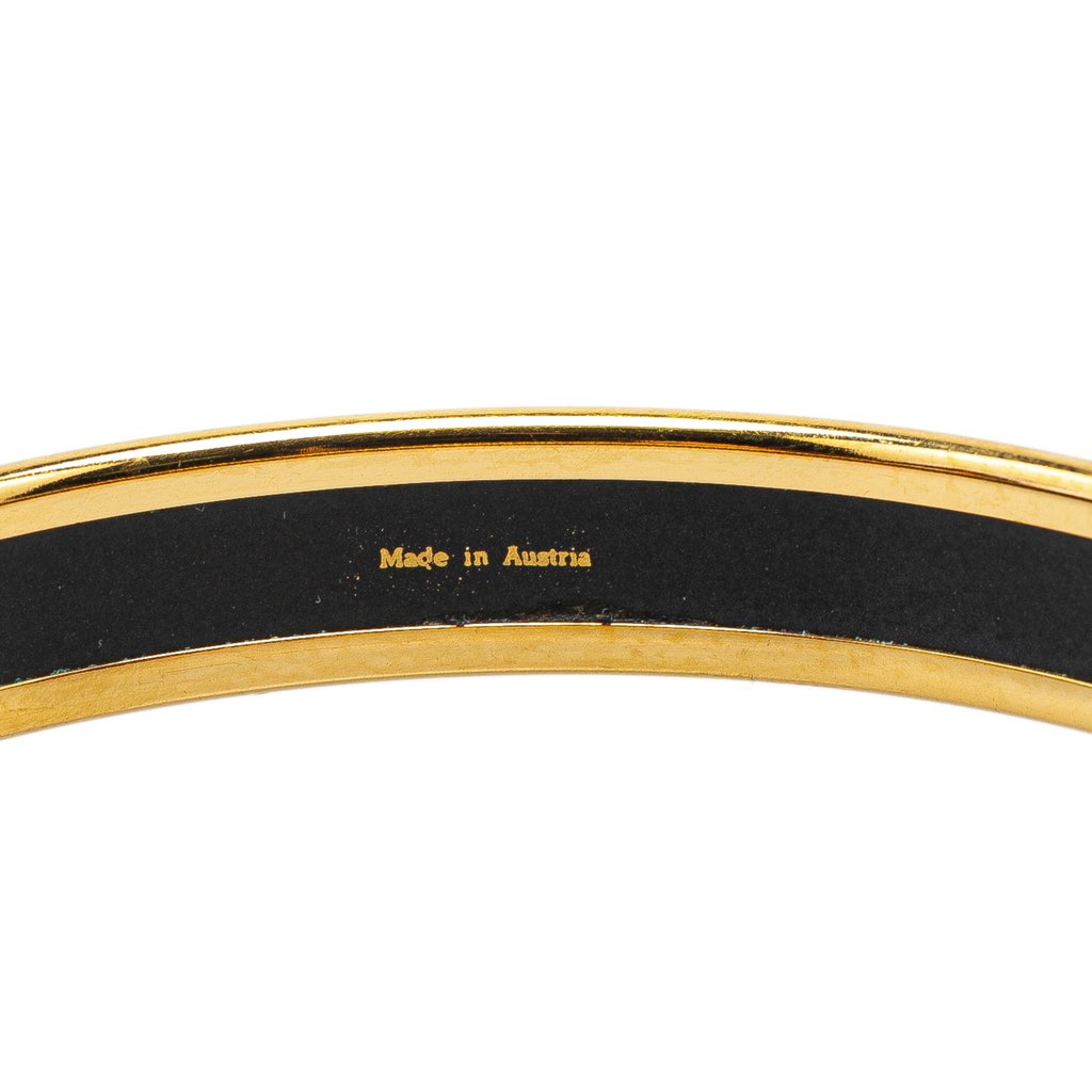 Hermès Narrow Cordages Enamel Bangle 70 - Side view