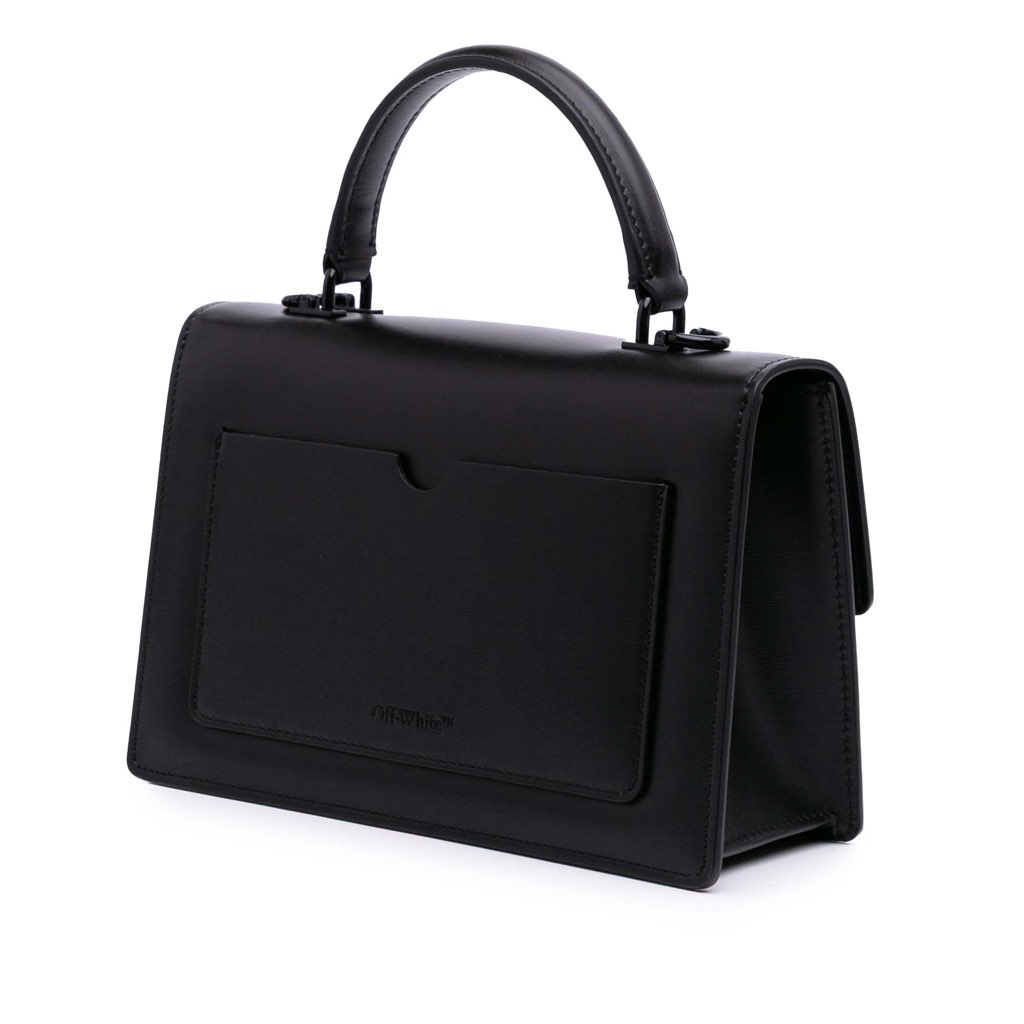 Off-white Calfskin Jitney 1.4 Top Handle Bag - 2